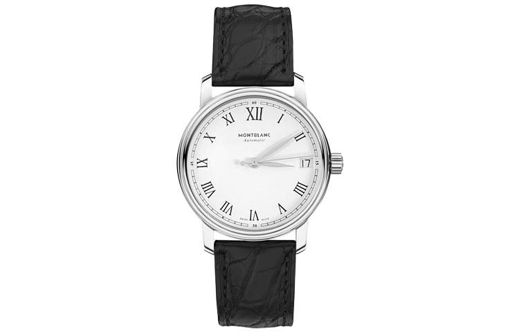 MONTBLANC Watch Traditional Collection Automatic Mechanical Movement Women's Watch 32mm White Dial