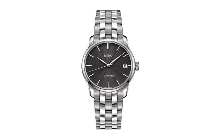 MIDO Brunna Collection Automatic Mechanical Movement 50m Waterproof Women's Watch 33mm Black Dial
