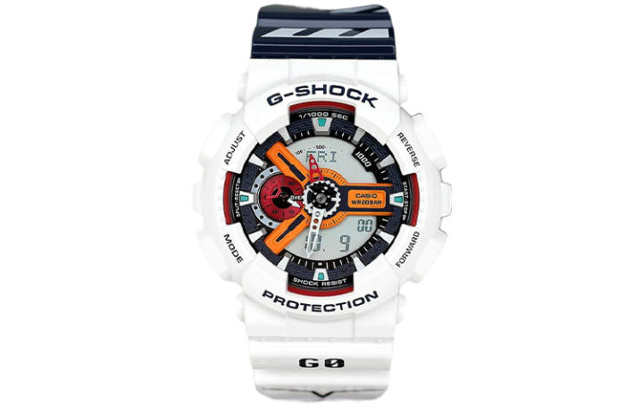CASIO CASIO Men Liquid Crystal/Analog Dual Display Series 51mm Watch GA-110PS-7AJR