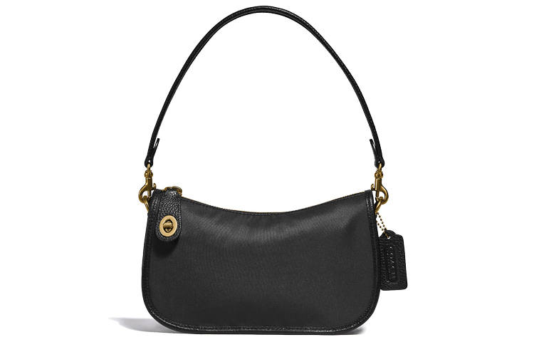 COACH Nylon Shoulder Bag, Pochette, Crossbody Bag, Shoulder Bag Medium Women's Black