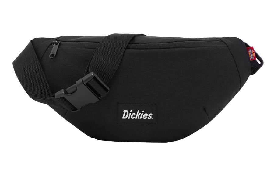 Dickies Polyester Shoulder Bag, Crossbody Bag, Fanny Pack, Sling Bag Regular Unisex Black