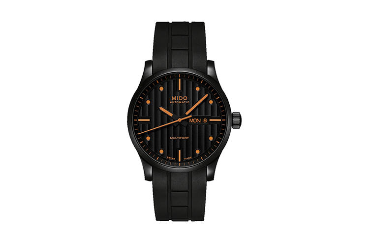 MIDO Helm Automatic Mechanical Movement 100m Waterproof Men's Watches Watch 42mm Black Dial Stainless Steel Case