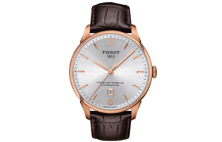 TISSOT Tourelles Collection Automatic Mechanical Movement Men's Watches Watch 42mm Silver Dial