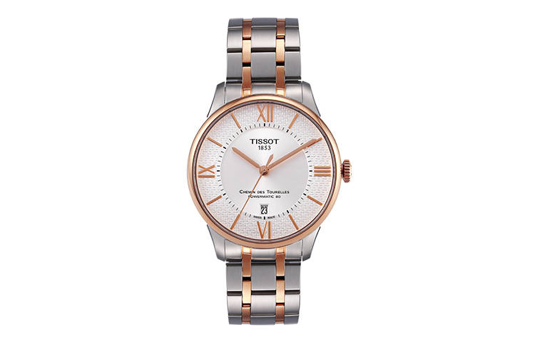 TISSOT Tourelles Collection Automatic Mechanical Movement 50m Waterproof Men's Watches Watch 42mm Silver Dial