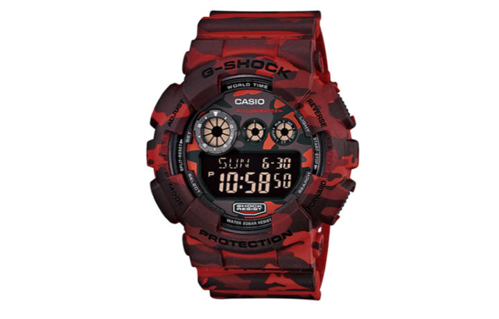 CASIO CASIO Men YOUTH Red Watch GD-120CM-4