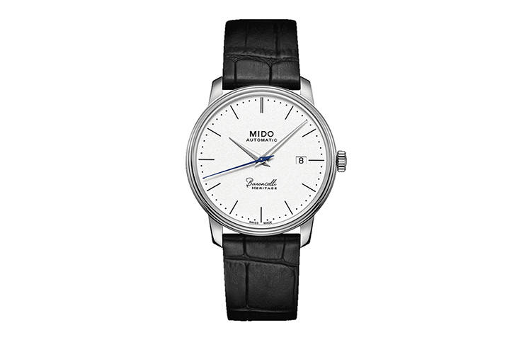 MIDO Baroncelli Automatic Mechanical Movement Date Display Men's Watches Watch 39mm White Dial