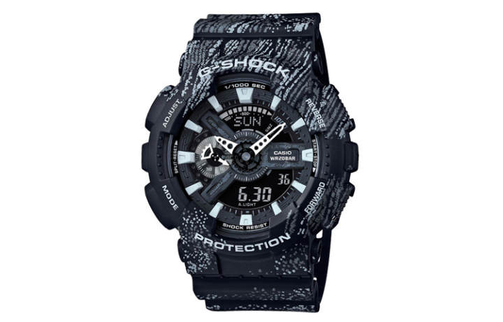 CASIO CASIO Men Liquid Crystal/Analog Dual Display Series Black Watch GA-110TX-1A