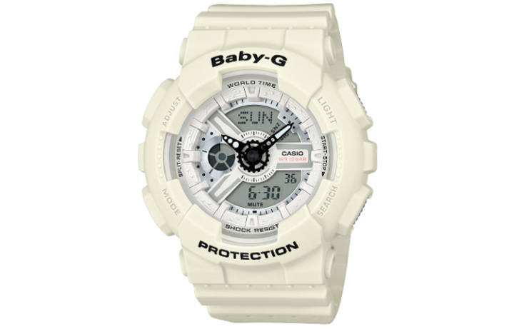 CASIO CASIO Women's BABY-G White Watch BA-110PP-7A