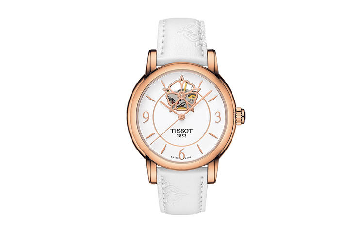 TISSOT Heart Collection Automatic Mechanical Movement 30m Waterproof Women's Watch 35mm Gold Dial