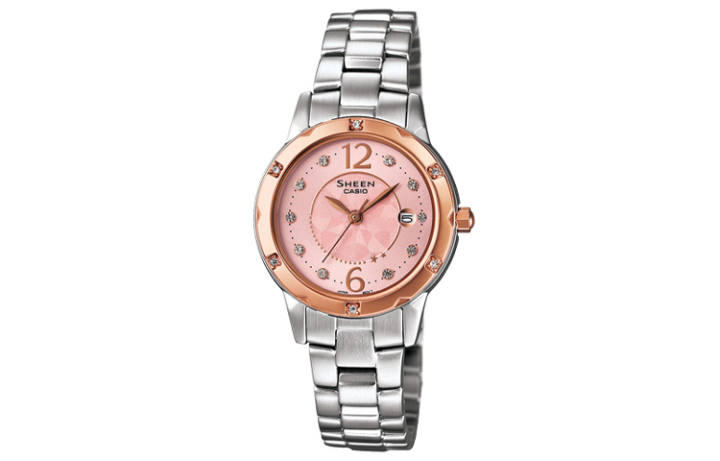 CASIO CASIO Women's SHEEN Pink Watch SHE-4021SG-4A