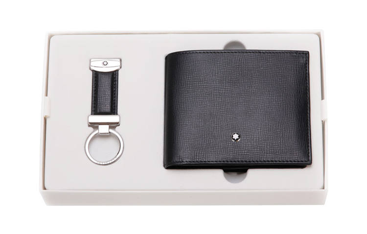 MONTBLANC Meisterstuck Cow Leather Wallet Men's Black