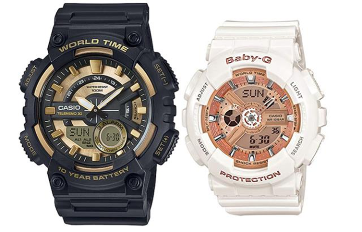 CASIO CASIO Unisex Pair Table Series Black Watch