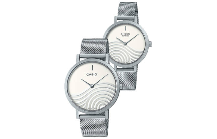 CASIO CASIO Unisex Pair Table Series Silver Watch