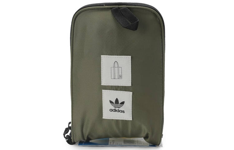 Adidas Originals Polyester Tote Bag, Shopping Bag, Shoulder Bag, Handbag Regular Unisex Army Green
