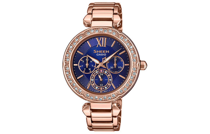 CASIO CASIO Women's SHEEN Blue Watch SHE-3061PG-2A
