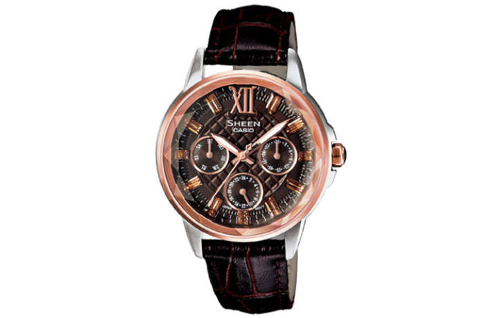 CASIO CASIO Women's SHEEN Coffee Watch