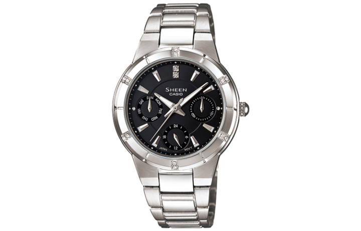 CASIO CASIO Women's SHEEN Black Watch SHE-3800D-1A