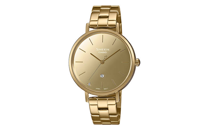 CASIO CASIO Women's SHEEN 40.5mm Gold Watch