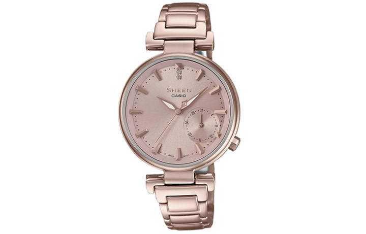 CASIO CASIO Women's SHEEN Pink Watch SHE-3514CG-9A