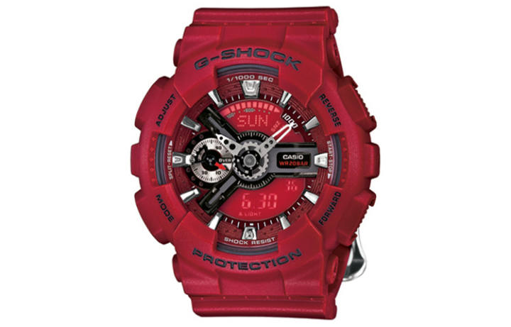 CASIO CASIO Men Red Watch GMA-S110F-4