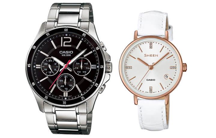 CASIO CASIO Unisex Pair Table Series White Watch