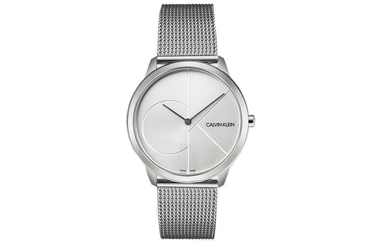 CALVIN KLEIN CK Quartz Simple Collection Wrist Watches Quartz Movement Stainless Steel Watchband Silver Dial