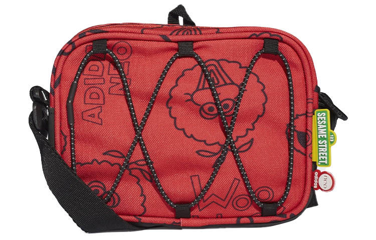 Adidas Neo Polyester Portable Crossbody Bag, Shoulder Bag Regular Unisex Red