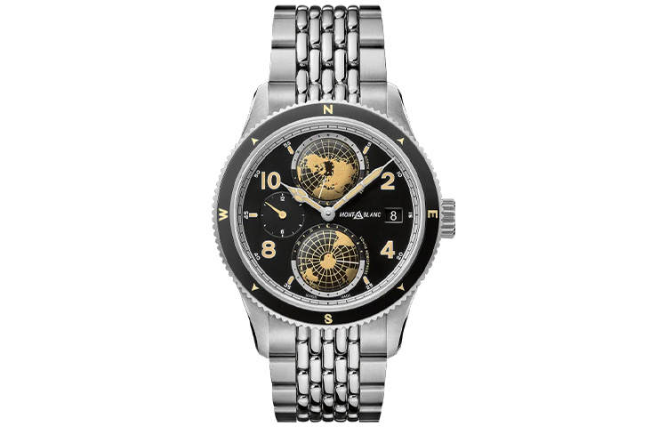 MONTBLANC Automatic Mechanical Movement 100m Waterproof Men's Watches Watch 42mm Black Dial Stainless Steel Case