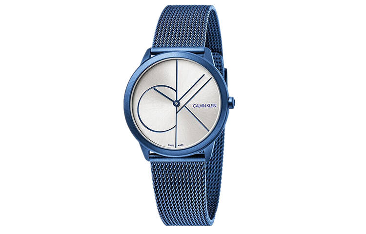 CALVIN KLEIN Wrist Watches Quartz Movement Stainless Steel Watchband 35mm Silver Dial Unisex 30m Water Resistant