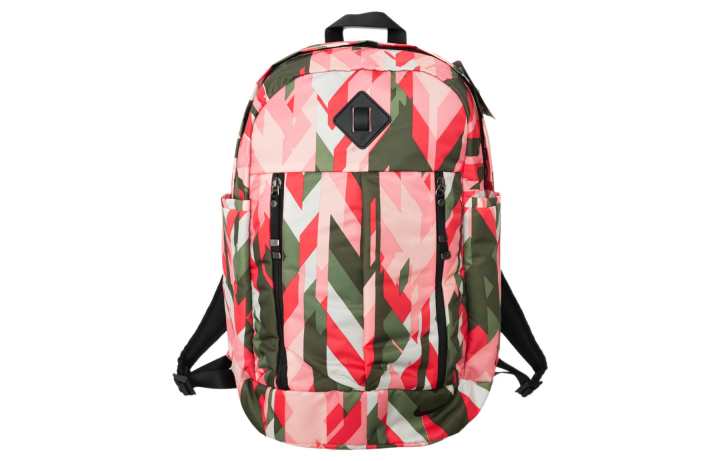 Nike Nike Polyester Backpack Regular Unisex Pink/Army Green/Red
