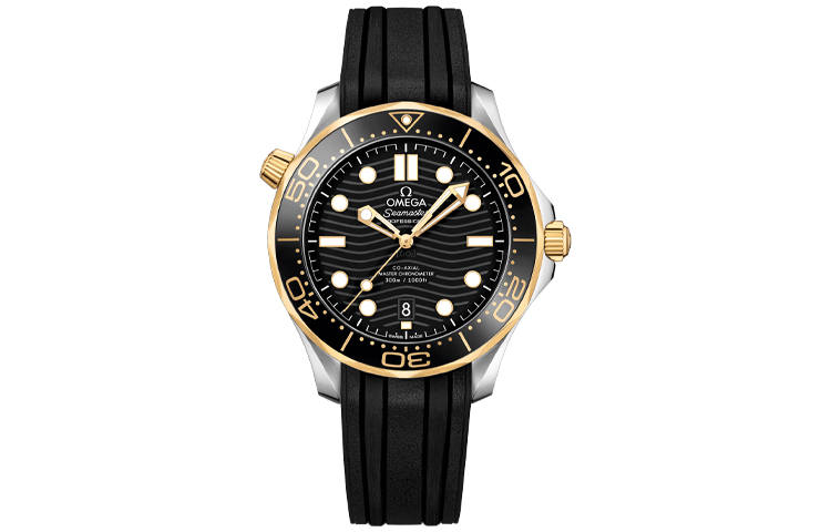 OMEGA Seahorse Collection 300m Diving Watch Automatic Mechanical Movement Men's Watches Watch 42mm Black Dial