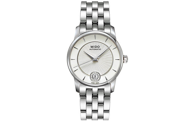 MIDO Baroncelli Collection Automatic Mechanical Movement Fashion Women's Watch 33mm Silver Dial