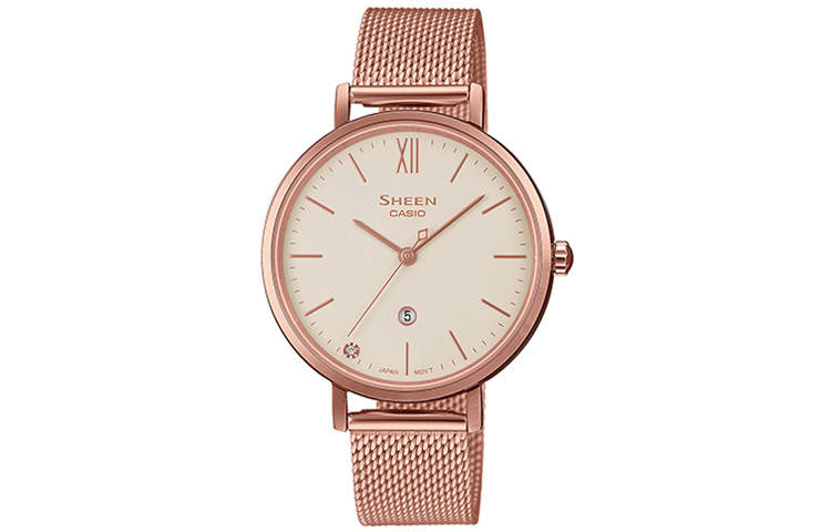 CASIO CASIO Women's SHEEN Mother Of Pearl Color Watch