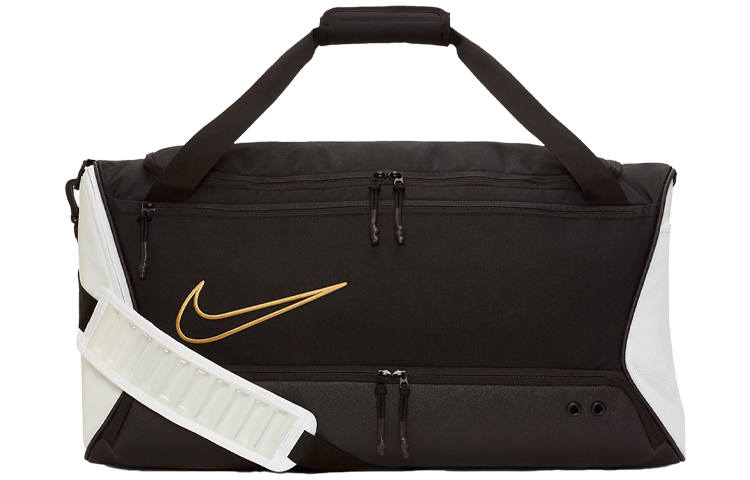 Nike Nike Elite Basketball Duffel Bag Travel Bags Black/White/Metallic Gold