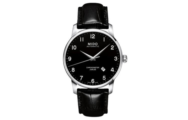 MIDO Baroncelli Automatic Mechanical Movement 50m Waterproof Men's Watches Watch 42mm Black Dial