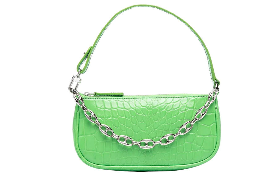 By Far By Far Embossed-leather Chain Bag