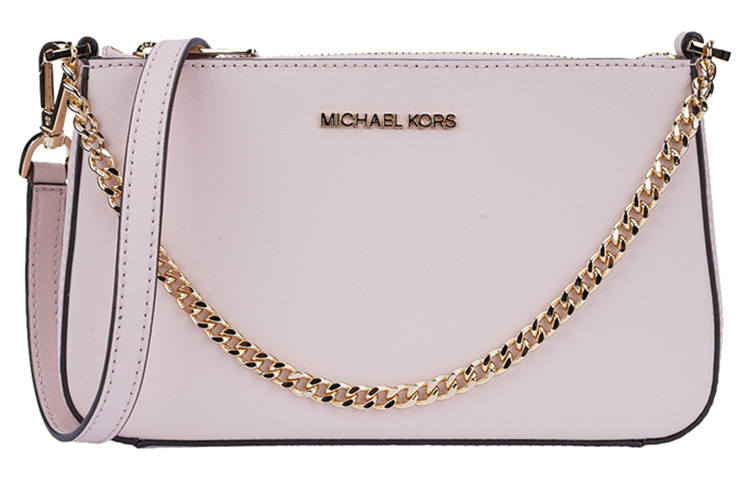 MICHAEL KORS Jet Set Leather Crossbody Bag Women's Pink