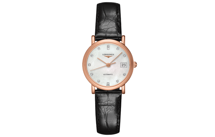 LONGINES Boya Collection Automatic Mechanical Movement 30m Waterproof Women's Watch 27.2mm White Dial