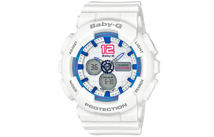 CASIO CASIO Women's BABY-G White Watch BA-120-7B2021