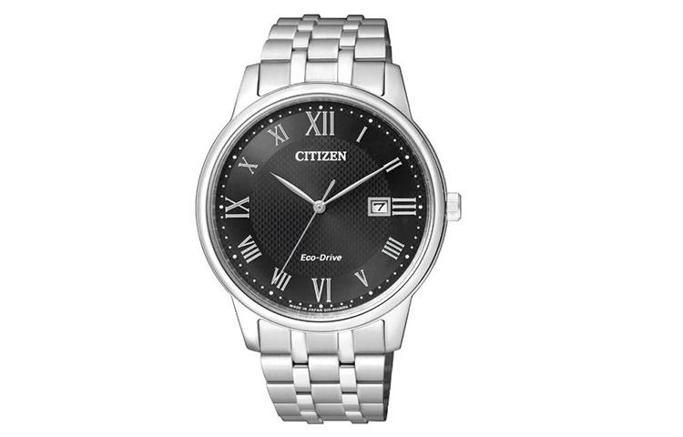 CITIZEN Ecology Drive Collection Light Powered Quartz Movement Watch Men's Watches Black Dial
