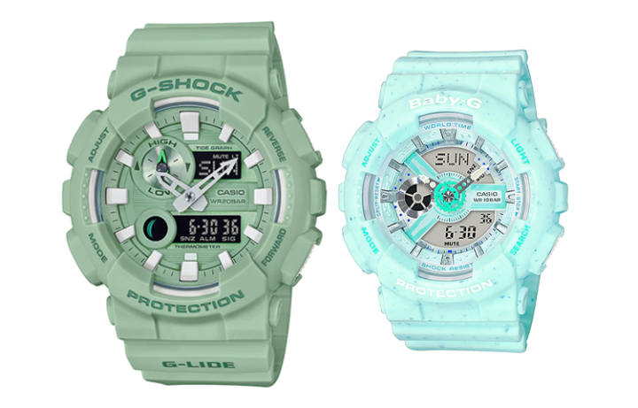 CASIO CASIO Unisex Pair Table Series Green Watch