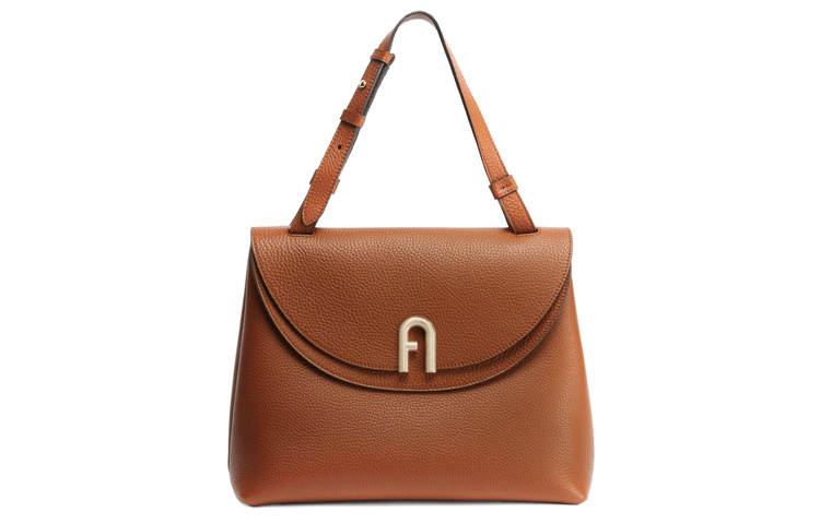 Furla Primula Leather Tote Handbag, Shoulder Bag Large Women's