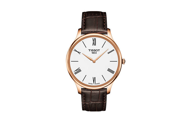 TISSOT Junya Collection Quartz Movement Men's Watches Watch 39mm White Dial Genuine Leather Strap