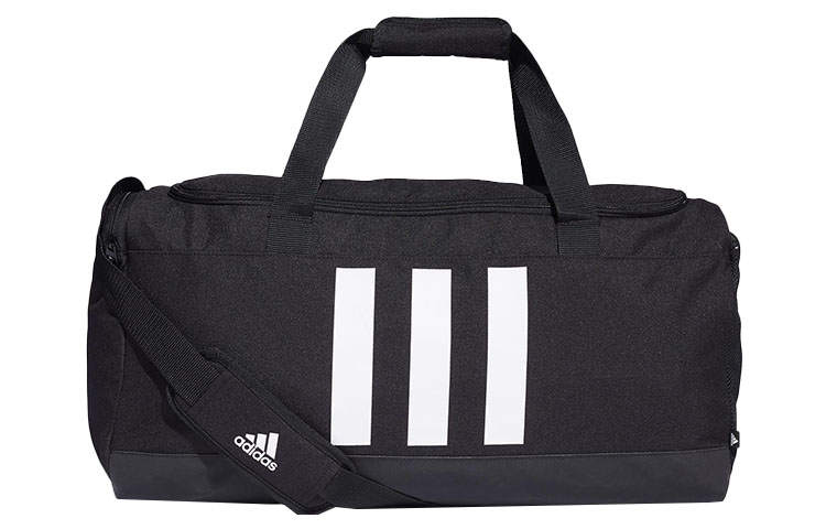 Adidas Adidas Cotton Travel Bag, Gym Bag, Shoulder Bag, Crossbody Bag, Handbag Regular Unisex Black