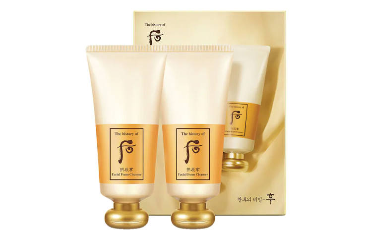 The History Of Whoo Gong Jin Heung Vitalizing Foam Cleanser Skincare Sets Hydrating Oil Control Cleaning