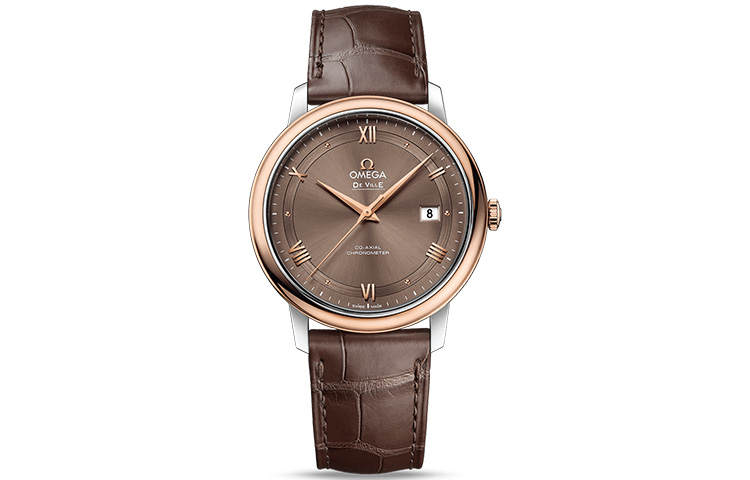 OMEGA Disc Fly Collection Elegant Automatic Mechanical Movement Men's Watches Watch 39.5mm Coffee Watch Dial