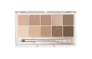 Clio Ten Color Matte Multifunction Eye Shadows Natural Long Lasting Matte Eye Enhancing