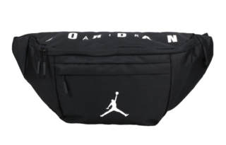 Jordan Fabric Crossbody Bag, Fanny Pack Unisex Black