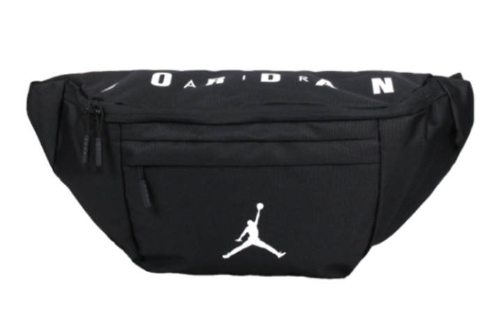 Jordan Jordan Fabric Crossbody Bag, Fanny Pack Unisex Black