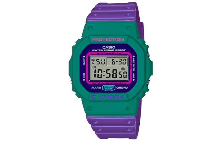 CASIO CASIO Men G-SQUAD Series Purple Watch DW-5600TB-6